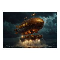 Steampunk Submersible Ocean Liner