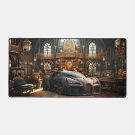 Steampunk Super Car Speed Auto Desk Mat Schreibtischunterlage