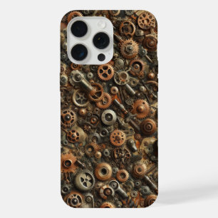 Steampunk Tarnung, Industriedesign, Tarnmuster iPhone 15 Pro Max Hülle