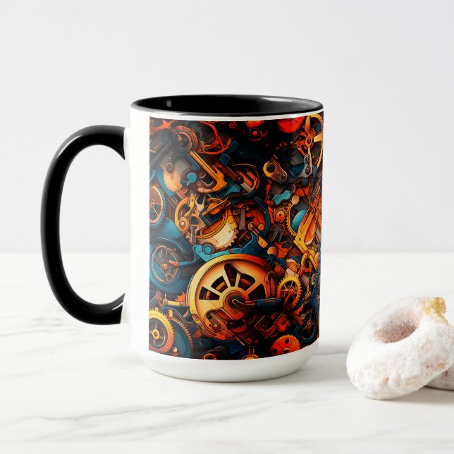 Steampunk Tasse (Mit Donut)