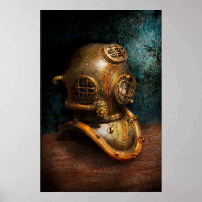 Steampunk - Tauchen - Der Tauchhelm Poster (Vorne)