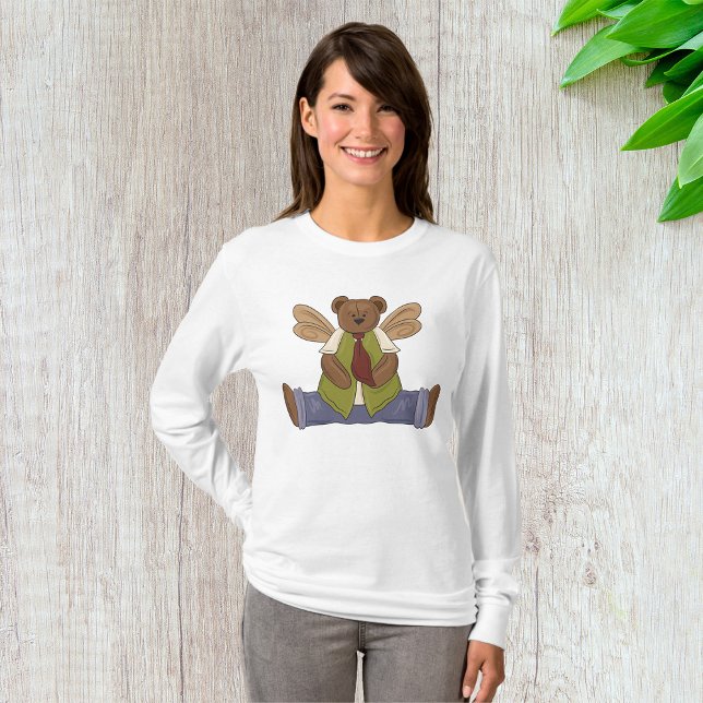 Steampunk Teddy Bear mit Fairy Wings T-Shirt (Von Creator hochgeladen)