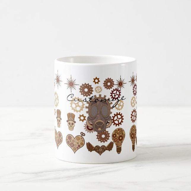 Steampunk Theme Thunder_Cove Kaffeetasse (Mittel)