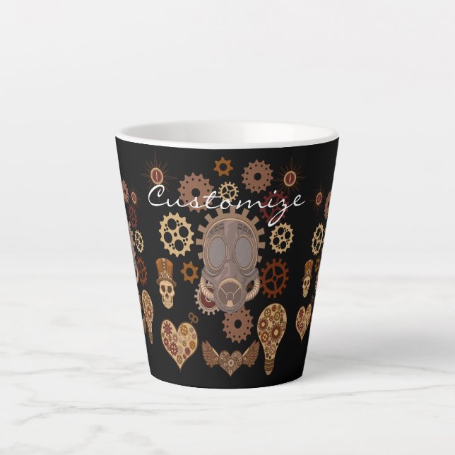 Steampunk Theme Thunder_Cove Milchtasse (Vorderseite)