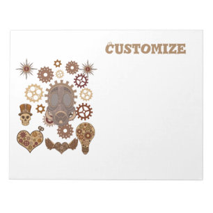 Steampunk Theme Thunder_Cove Notizblock