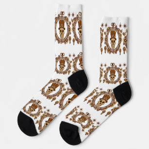 Steampunk-Themen-Zylinderhut-Totenkopf-Thunder_Cov Socken
