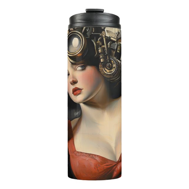 Steampunk Thermal Tumbler Thermosbecher (Vorderseite)