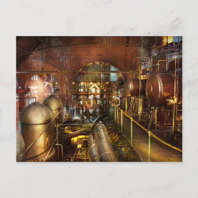 Steampunk - Think Tanks Postkarte (Vorderseite)