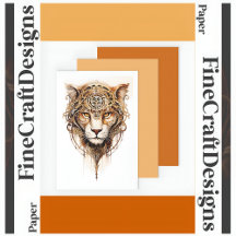 Steampunk Tiger Metallic Wheels Decoupage R 136