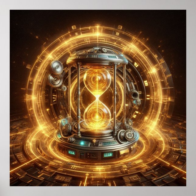 Steampunk, Time Machine, Time/Space/Continuum 003X Poster (Vorne)