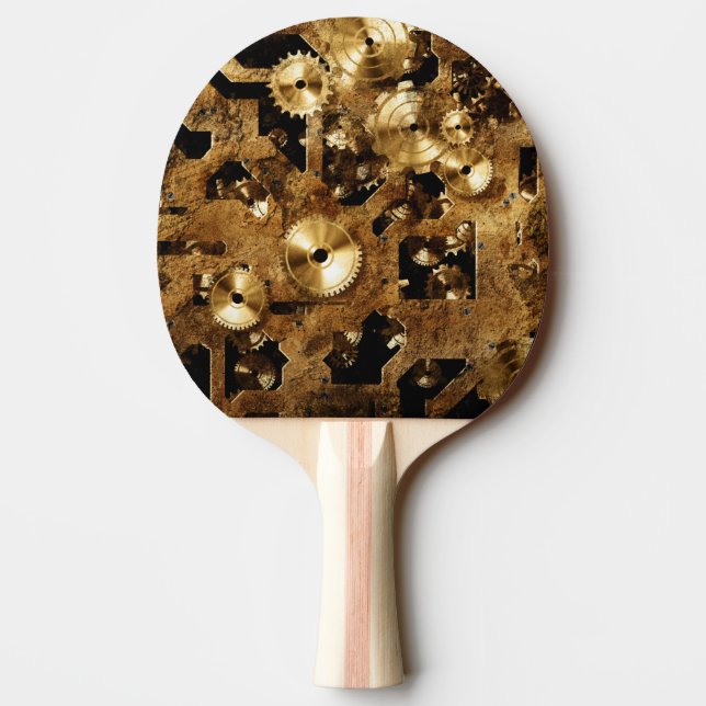 Steampunk Tischtennis Schläger (Rückseite)