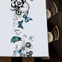 Steampunk Tribal Blue Butterfells