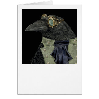 "Steampunk Trickster" - Carte Raven