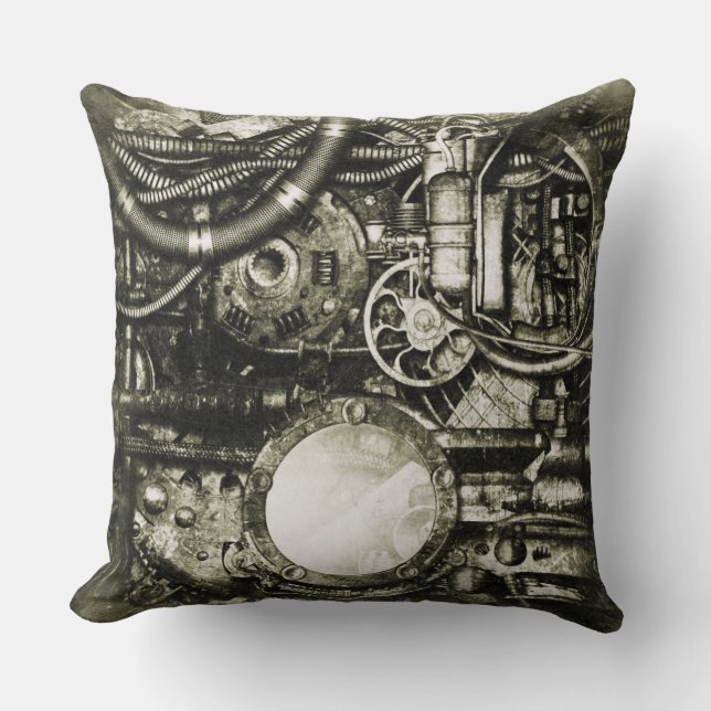 Steampunk übersetzt Wurfs-Kissen Kissen (Vorderseite)