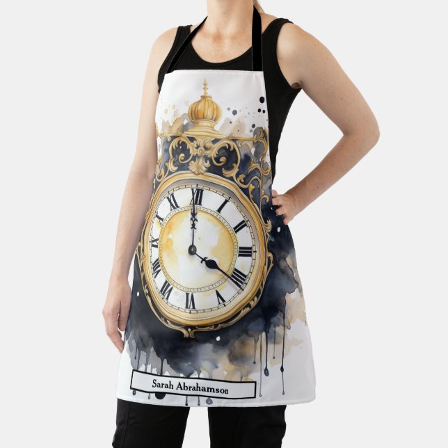 Steampunk-Uhr-Gesicht-Schürze Schürze (InSitu)