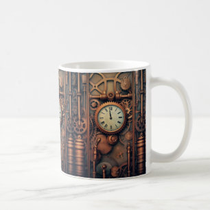 Steampunk-Uhr-Kaffee-Tasse Kaffeetasse