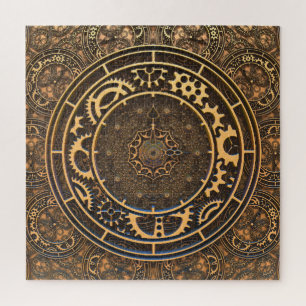 Steampunk-Uhr und Zeit