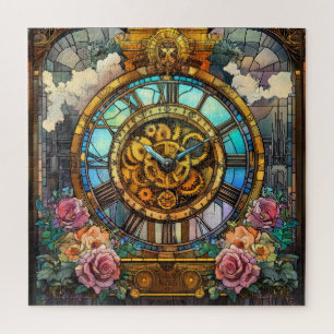 Steampunk-Uhrturm-Rätsel