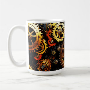 Steampunk-Uhrwerk Gears 1004 Kaffeetasse