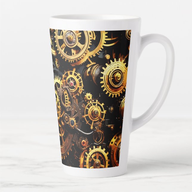 Steampunk-Uhrwerk Gears 1004 Milchtasse (Rechts)