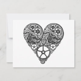 Steampunk-Uhrwerke und Verlobtes Getriebeherz