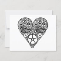 Steampunk-Uhrwerke und Verlobtes Getriebeherz