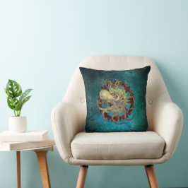Steampunk- und Uhrwerk Kissen