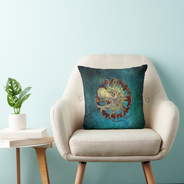 Steampunk- und Uhrwerk Kissen (Stuhl )