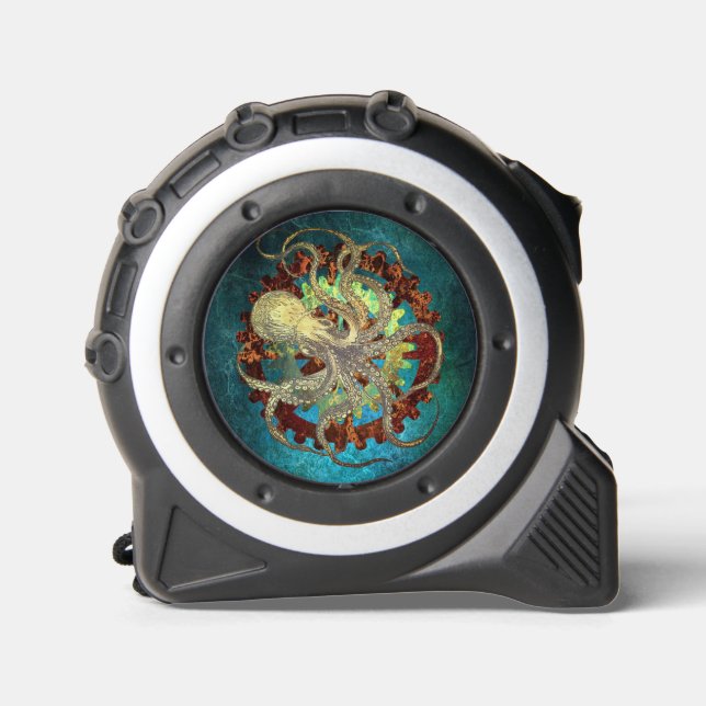 Steampunk- und Uhrwerk Maßband (Vorderseite)