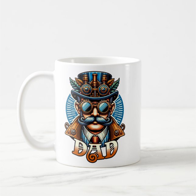 Steampunk Vater Kaffeetasse (Links)