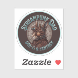 Steampunk Vater Rabbit Aufkleber