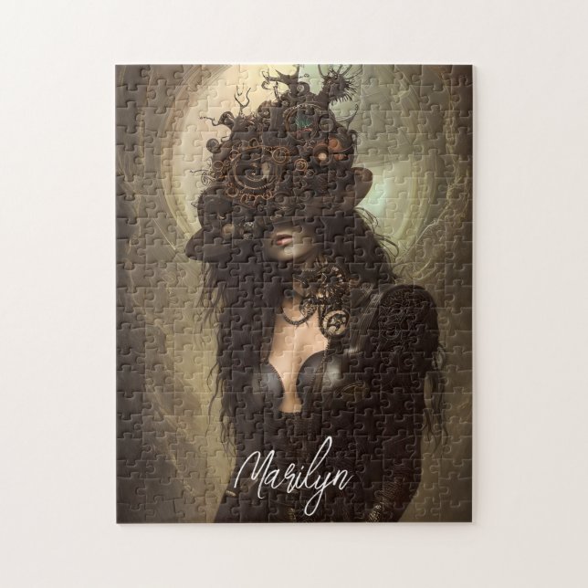 Steampunk verborgen Ihre Augen Original Artwork (Vertikal)