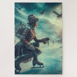 Steampunk Victorian Fantasy Winter Messenger