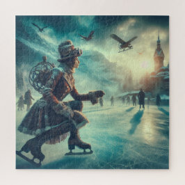 Steampunk Victorian Fantasy Winter Messenger