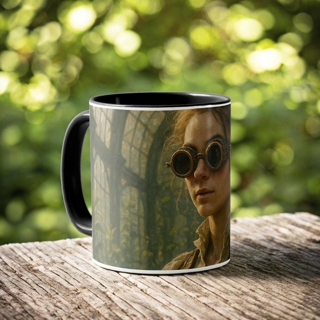 Steampunk Victorian Gardener Art Tasse (Von Creator hochgeladen)
