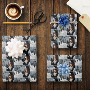 Steampunk Viktorianisch Dragonfly Geschenkpapier Set