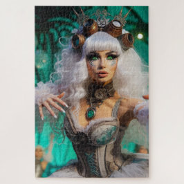 Steampunk Viktorianisch Futuristic Green Dancer