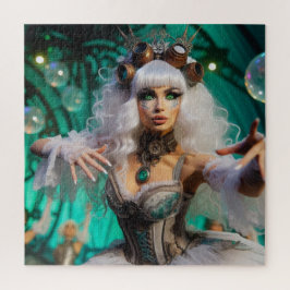 Steampunk Viktorianisch Futuristic Green Dancer