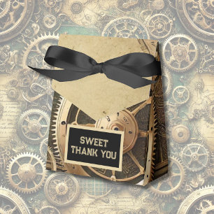 Steampunk Viktorianisch Gearwork Wedding danke Geschenkschachtel