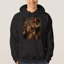 Steampunk Viktorianisch Gold Astronomin Hoodie