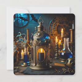 Steampunk Viktorianisch Gothic Scientists Labrador Einladung