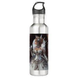 Steampunk Viktorianisch Industrial Winter Ice Quee Edelstahlflasche
