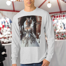 Steampunk Viktorianisch Industrial Winter Ice Quee T-Shirt