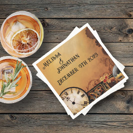 Steampunk Viktorianisch Wedding Serviette