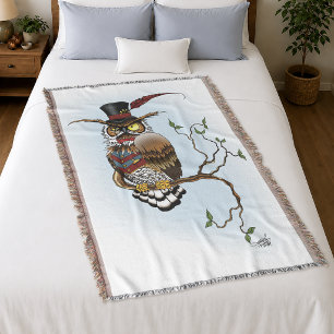 Steampunk viktorianischer schicker Uhu-Zylinder Vi Decke