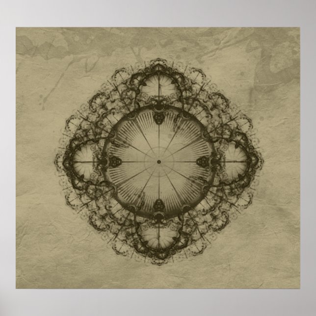 Steampunk Vintag Art Poster (Vorne)