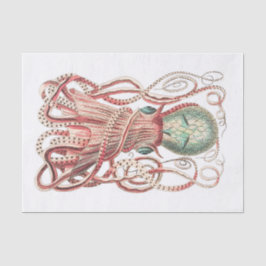 Steampunk Vintag Octopus Seidenpapier