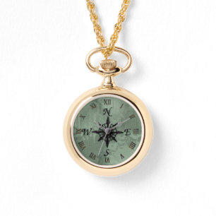 Steampunk Vintag Old Compass Rose Design Armbanduhr