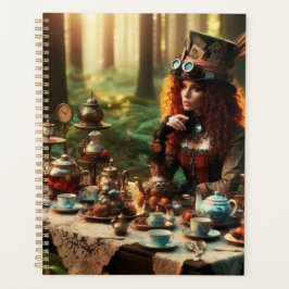 Steampunk Vintag Viktorianisch Lady Mad Hatter Planer