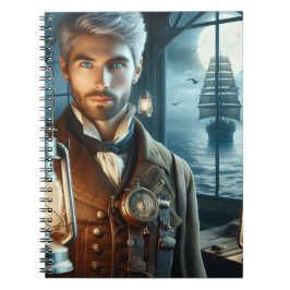 Steampunk Vintag Viktorianisch Lighthouse Keeper Notizblock